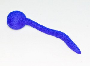Rasselwurm blauviolett