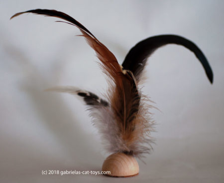 Wurf-Feder Holz-Disc Zierhahn Rooster Neck 4647