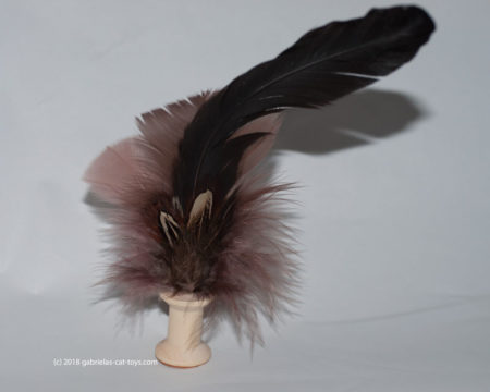 Wurf-Feder Holzspule Zierhahn 4704