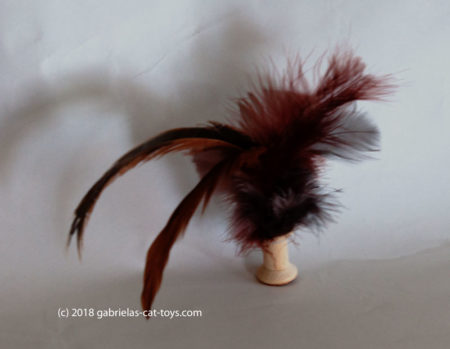 Wurf-Feder Holzspule Zierhahn 4704 – Bild 2