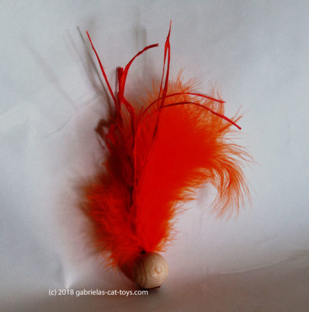 Wurf-Feder Marabu orange 4713