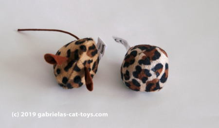 Maus und Ball getigert mit Catnip